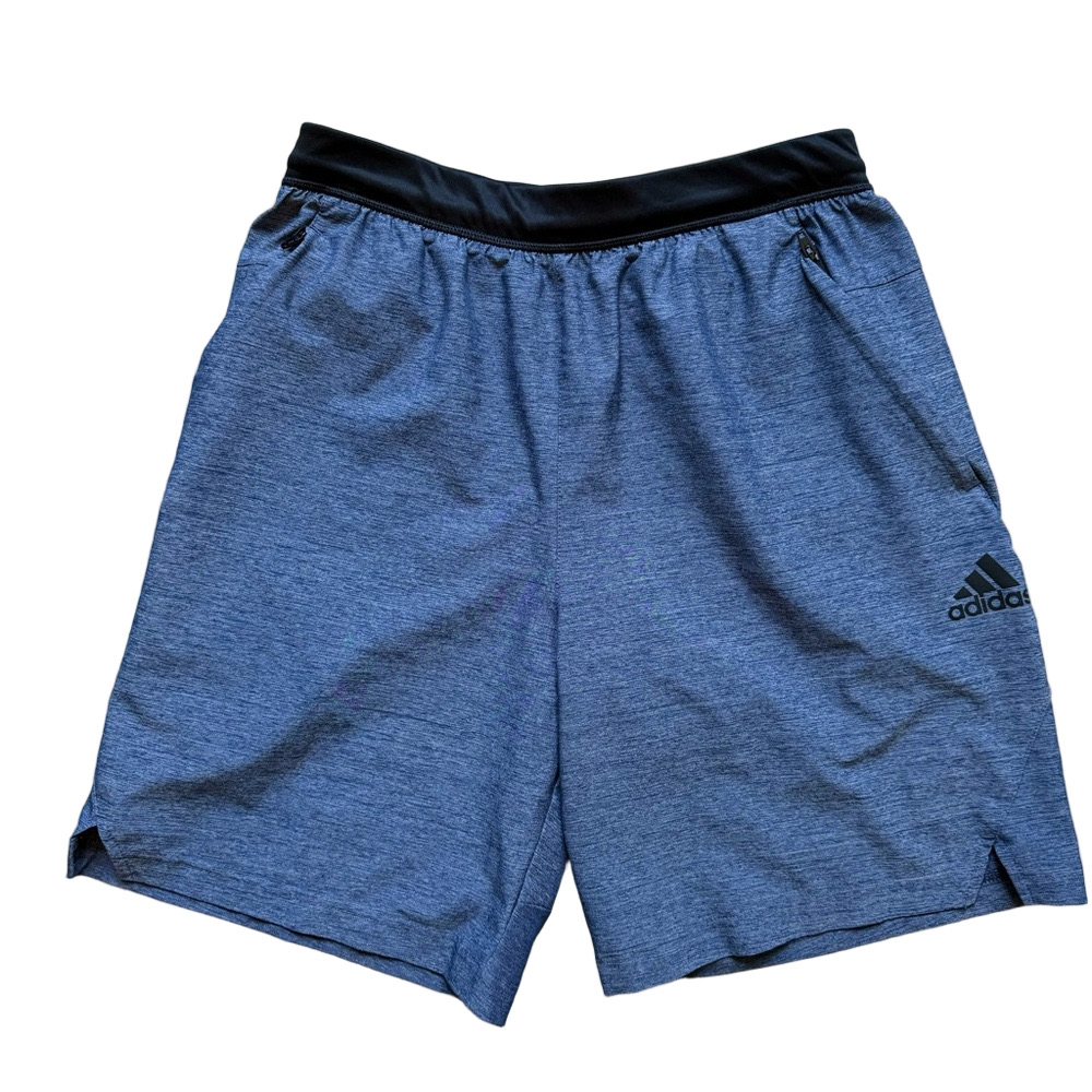 Adidas Men's Blue Heather Athletic Shorts Size M Activewear